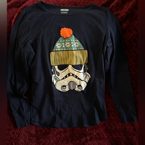 Star Wars Mens Stormtrooper Pajama Sleep Shirt Longsleeve size M - Picture 5 of 5